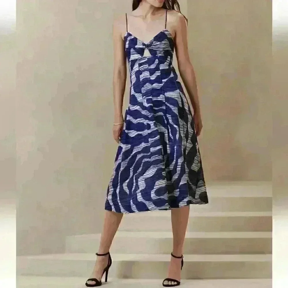 BANANA REPUBLIC BANDEAU MIDI DRESS - Picture 2 of 6